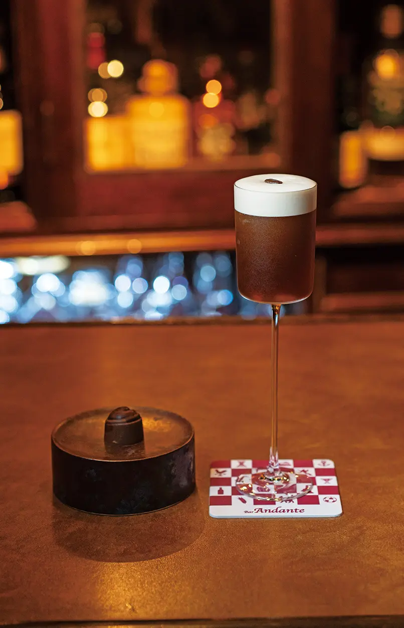 碧Ao ほうじ茶エスプレッソマティーニ