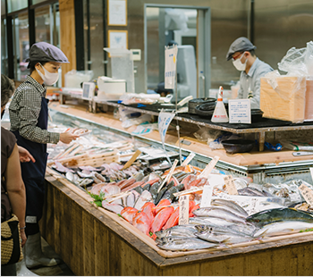 鮮魚コーナー