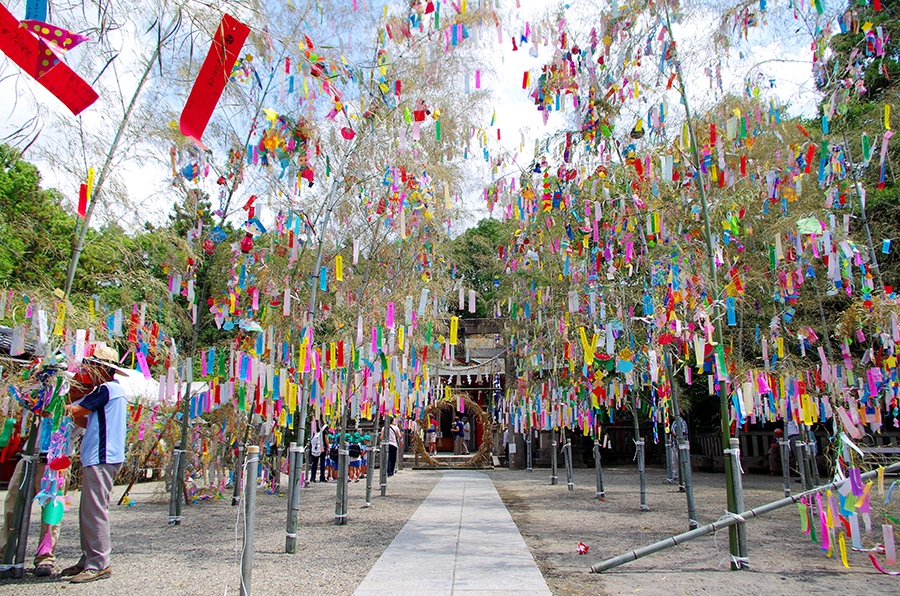 発祥の地 大阪 機物神社で七夕祭り Lmaga Jp