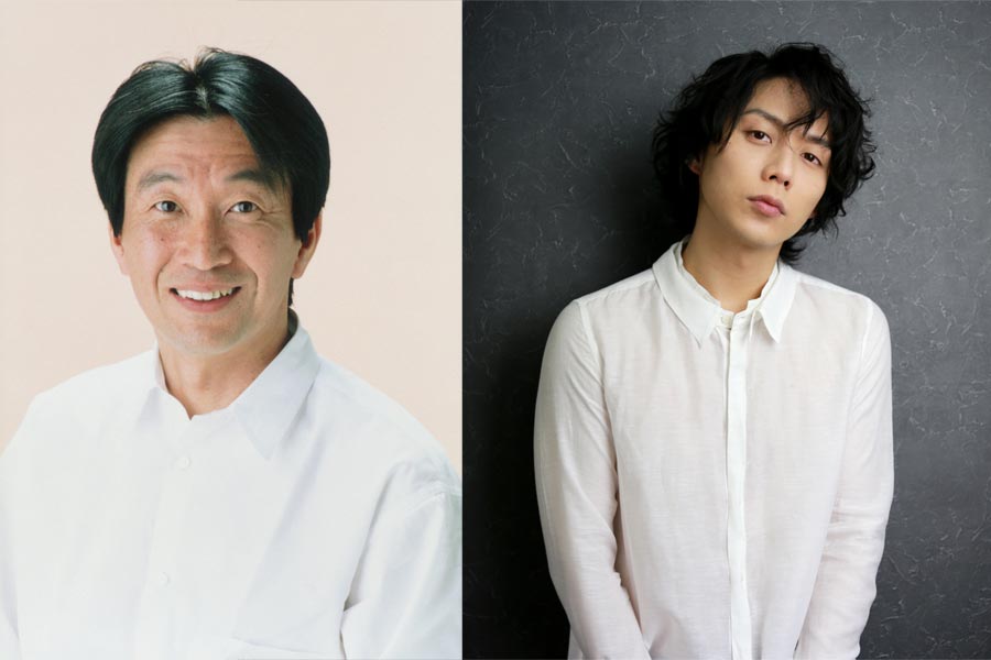 来春再び舞台『それいゆ』に立つ、佐戸井けん太(左)と施鐘泰(JONTE)