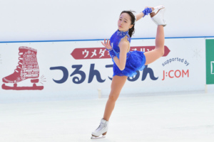 表情豊かに滑る本田望結