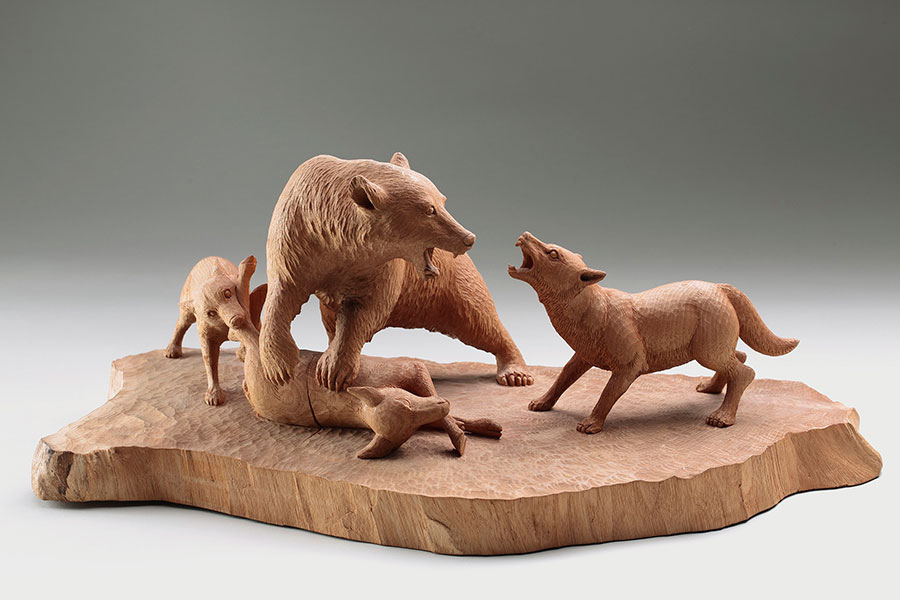 アイヌ文化を継承、大阪で木彫家の展覧会 » Lmaga.jp