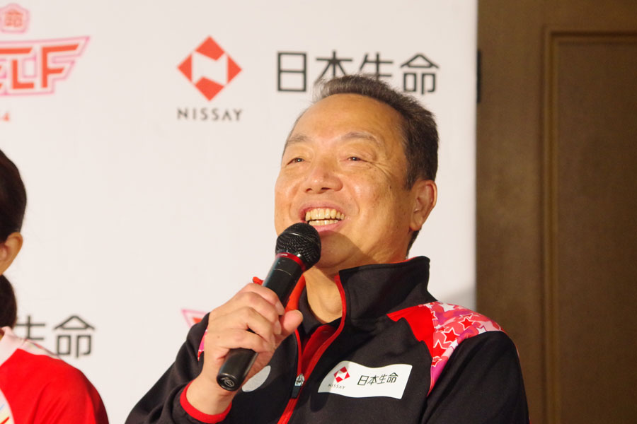 「5〜6年前の構想からやっと。日本生命が先頭に立って引っ張っていって、長く続くリーグにしていきたい」と村上監督