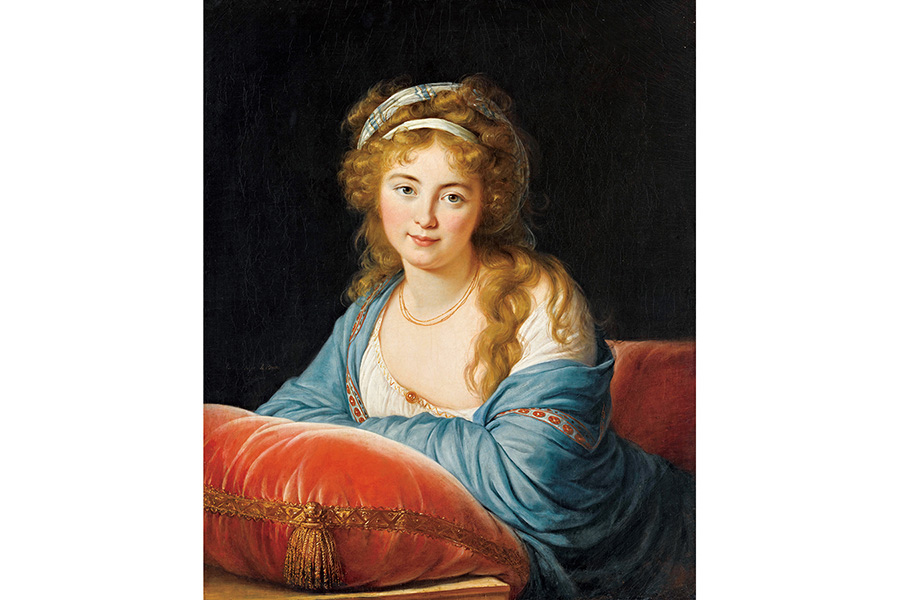 エリザベート・ルイーズ・ヴィジェ・ル・ブラン《エカチェリーナ・ヴァシリエヴナ・スカヴロンスキー伯爵夫人の肖像》1796年　Photo © RMN-Grand Palais (musée du Louvre) / Michel Urtado /distributed by AMF-DNPartcom