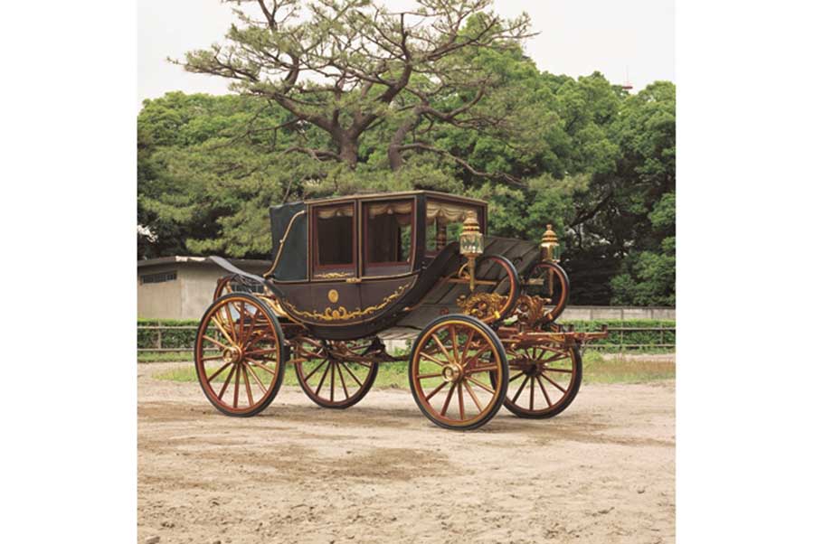 御成婚パレードで使用された儀装馬車。写真提供：宮内庁