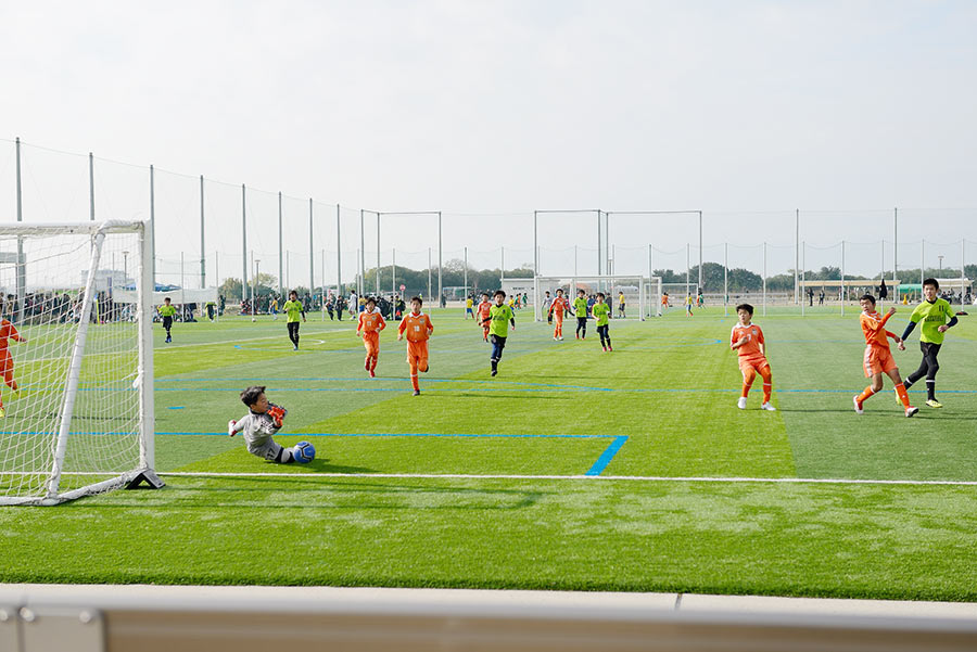 サッカー大会『やべっちＣＵＰ』が開催された大阪「Ｊ ＧＲＥＥＮ堺」（２３日・堺市）