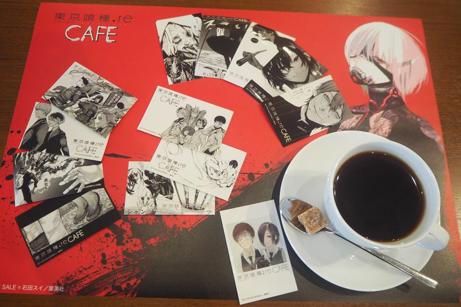 喫茶:reのコーヒー（５９０円・オリジナルステッカー付）

