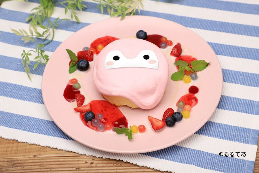 「ピンクコウペンちゃんのイチゴミルクパンケーキ」（１３９０円）