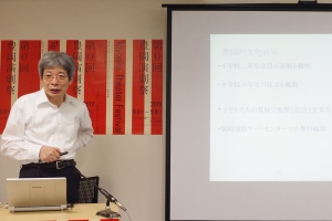 「次にステップアップしたい子たちが参加できるよう裾野を広げるのが文化政策。豊岡ではこの５年くらいで完成した」と自信を見せる平田