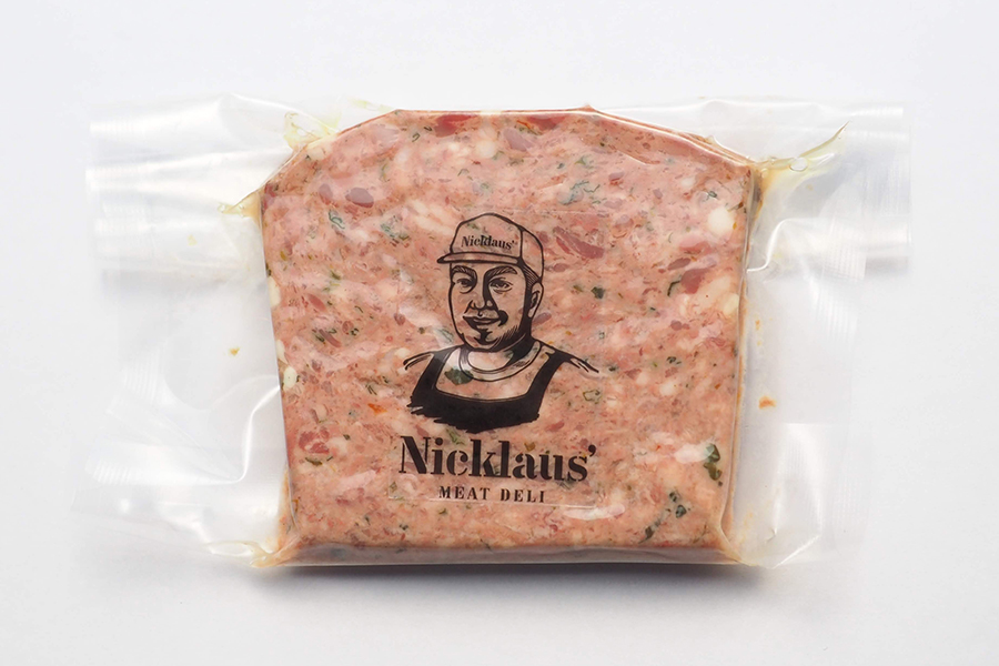 「Meat Deli Nicklaus’」の鴨と柑橘のテリーヌ930円