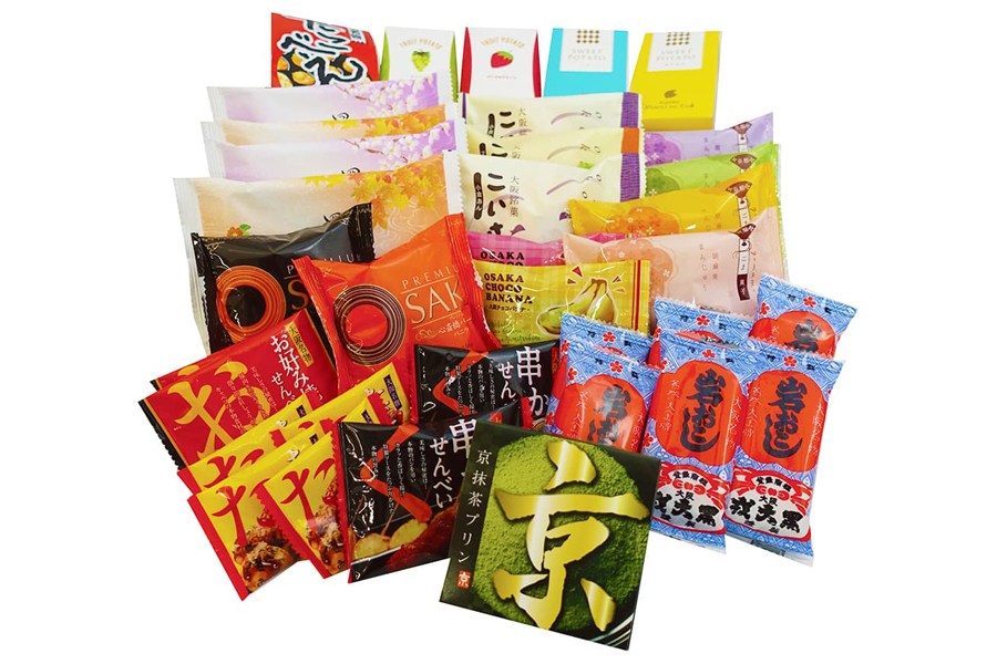 京都＆大阪の菓子１３商品（３６袋）のセット