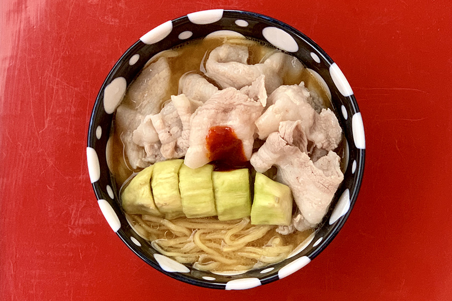 インスタント麺 ラ王 で ナスと豚しゃぶの味噌ラーメン Lmaga Jp