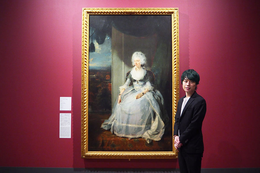 実は描かれているシャーロット王女、ローレンスに描かれるのを嫌がったらしいんですが、こんな素晴らしい作品に。トマス・ローレンス「シャーロット王妃」（1789）