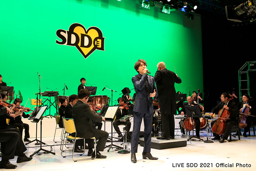 『LIVE SDD 2021』に登場した山崎育三郎（LIVE SDD 2021 Official Photo）