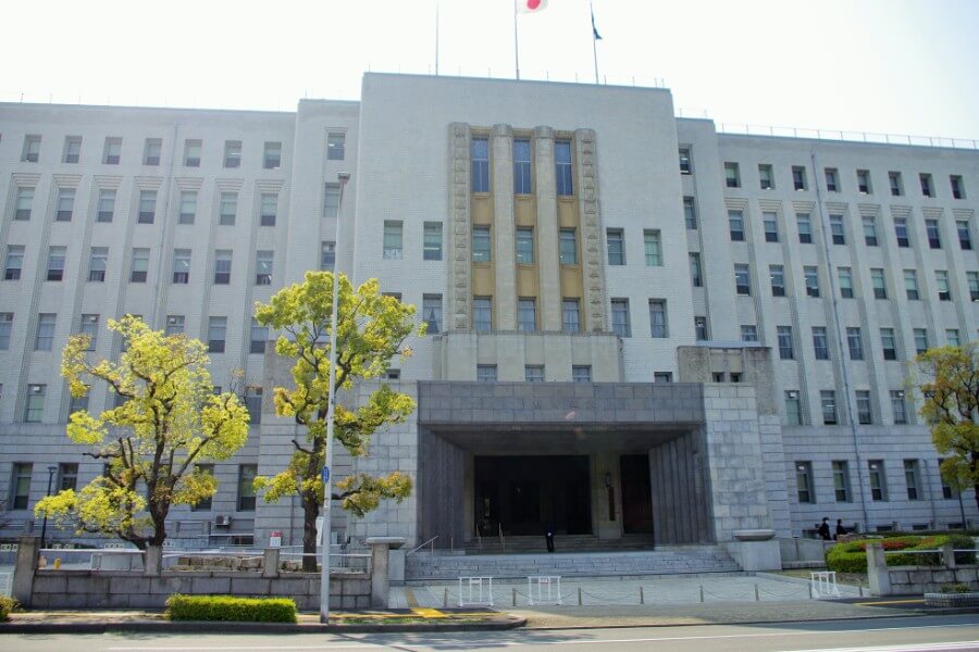 大阪府庁（大阪市中央区）