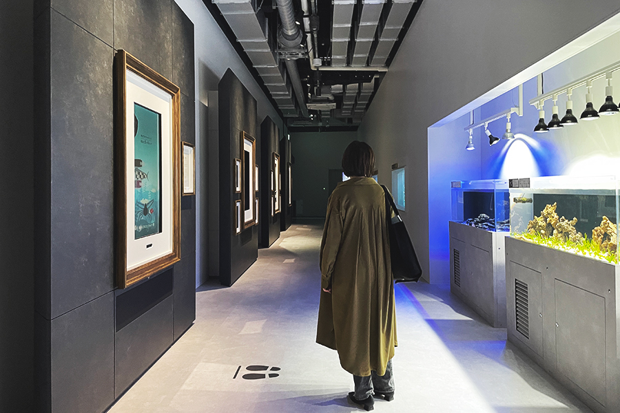 「探求の回廊」はアート美術館のような雰囲気に