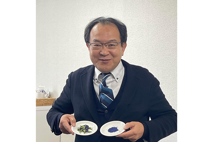 『びわ湖ブルー』プロジェクトの発起人である「ツジコー」の社長・辻昭久さん。
