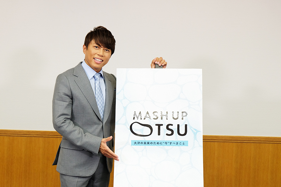 イベント『SLOW OTSU』の一環として、配信企画『MASH UP OTSU』に出演した西川貴教（2021年11月3日撮影）