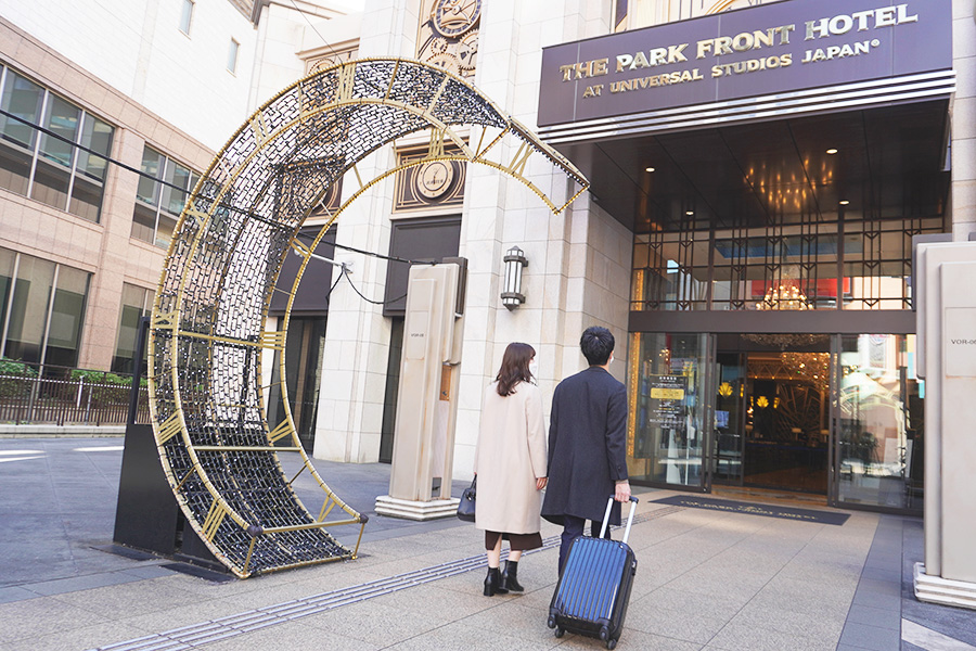 ユニバーサルスタジオジャパン（大阪市此花区）の正面にあるホテルも、加盟ホテルのひとつ
