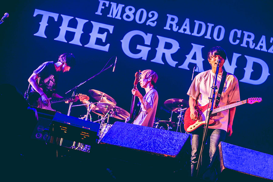 『FM802 ROCK FESTIVAL RADIO CRAZY presents THE GRAND SLAM』でのハンブレッダーズ（25日・京セラドーム大阪）