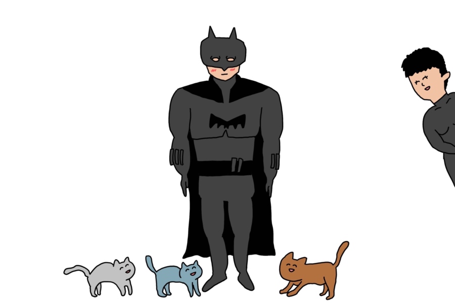 猫が近寄ってくるから、性格は暗くてもバットマンはいい人（ロングコートダディ・堂前透）