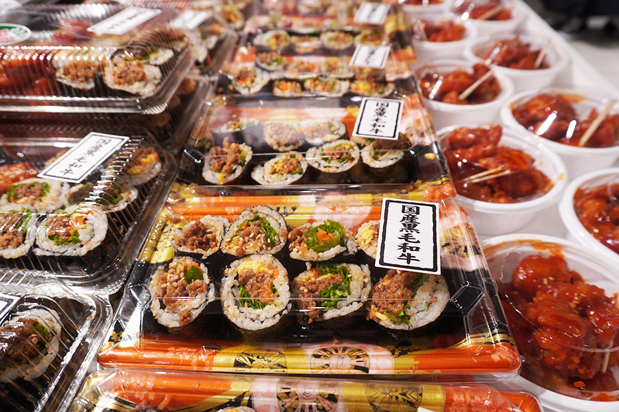 韓国の巻き寿司「キンパ」（440円）