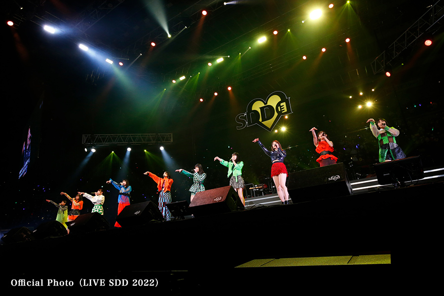 大阪城ホールでパフォーマンスをおこなったアンジュルム（LIVE SDD 2022 Official Photo）
