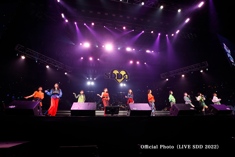 大阪城ホールでパフォーマンスをおこなったアンジュルム（LIVE SDD 2022 Official Photo）