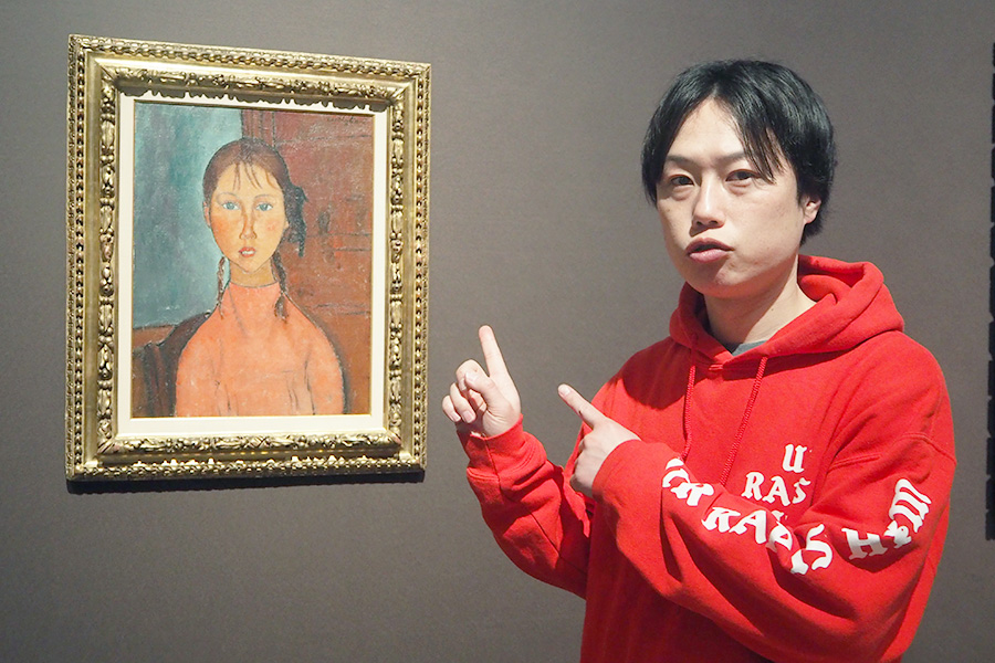「名古屋市美術館」所蔵の《おさげ髪の少女》、美術の教科書で覚えている人も多いのでは？