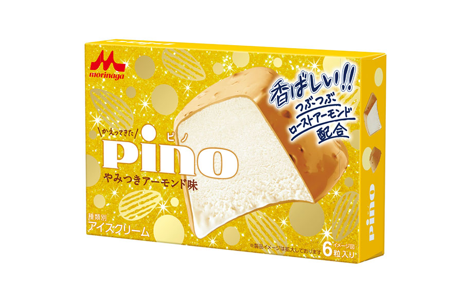 「ピノ やみつきアーモンド味 アイス」（198円）