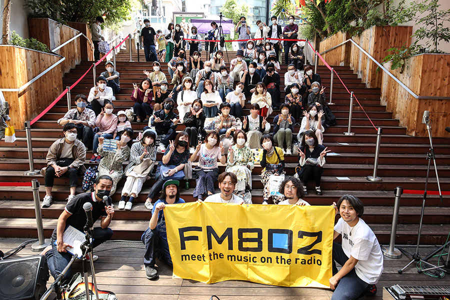 『FM802 ROCK＆DISH』での様子（22日・大阪市内）撮影：田浦ボン