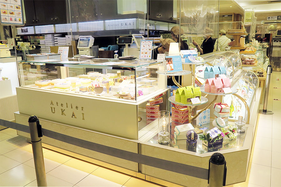 5月2日、「高島屋大阪店」にオープンした「アトリエうかい」