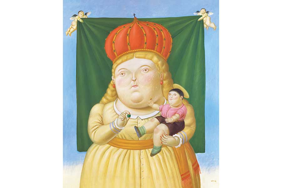 フェルナンド・ボテロ
《 コロンビアの聖母 》 1992 年 油彩／カンヴァス