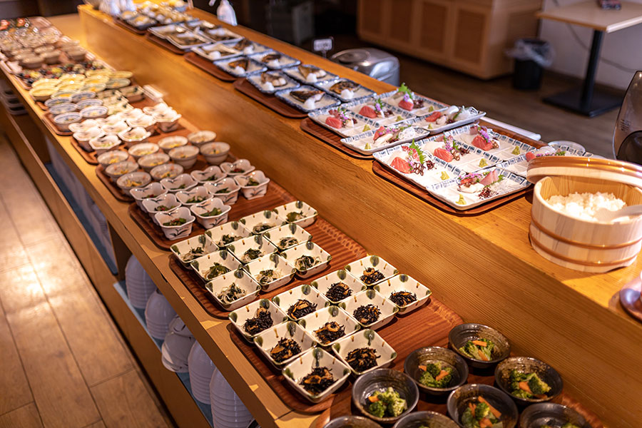 2022年8月にスタートした和食バイキングでは、京都らしい料理も楽しめる
