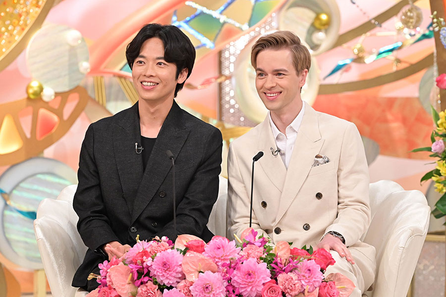 6月4日放送の『新婚さんいらっしゃい！』に出演する竹田＆クリスカップル (C)ABCテレビ