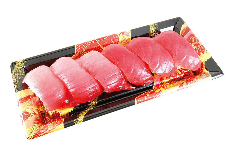 「マグロにぎり寿司6貫」(1500円)