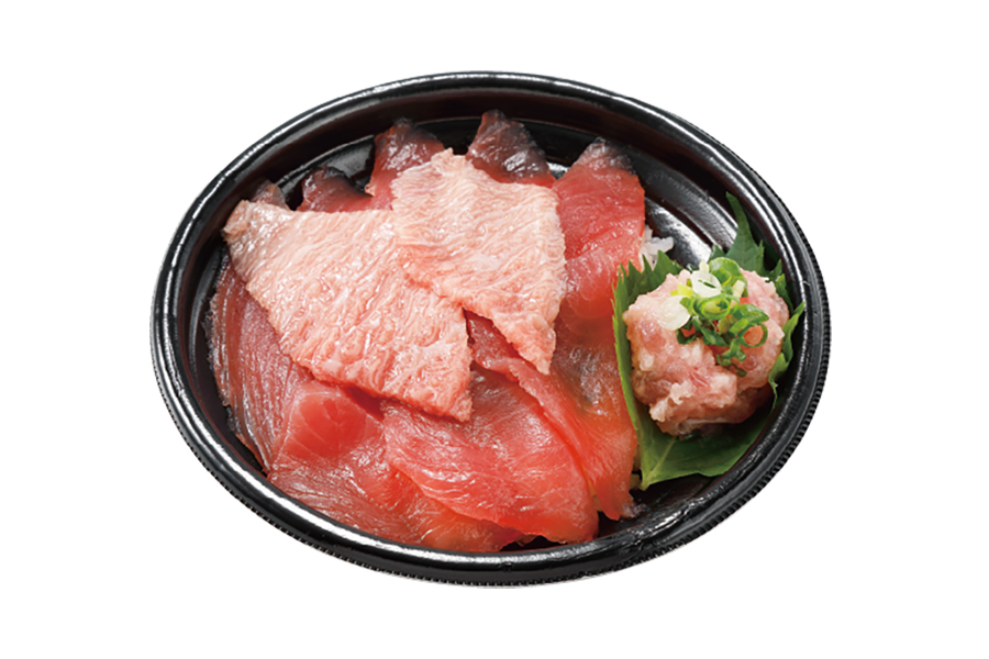 大丸京都店『第24回 どんぶりグランプリ』で販売される歴代3位の「まぐろ三昧丼」(1580円/中与志)