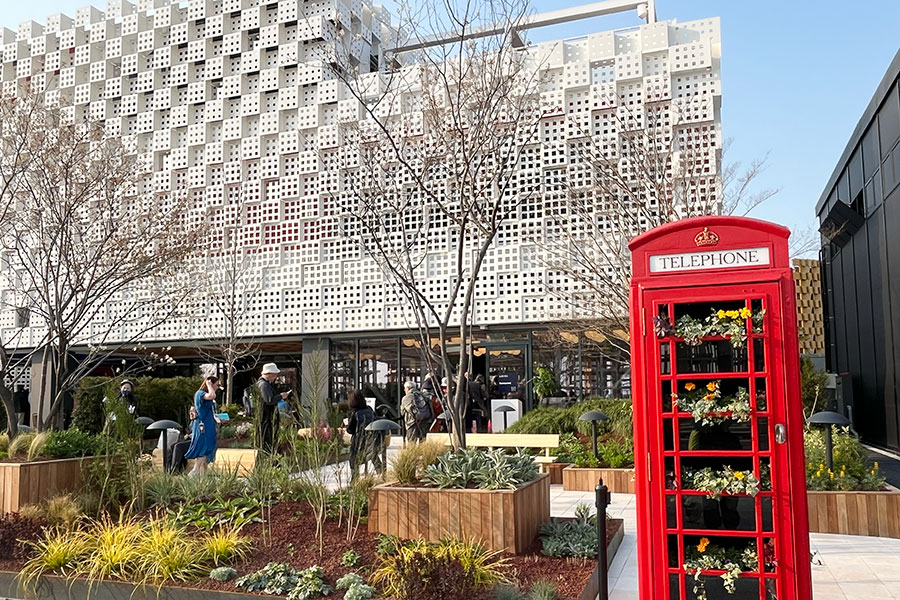 「大阪・関西万博」(会場:夢洲)内のイギリスパビリオン