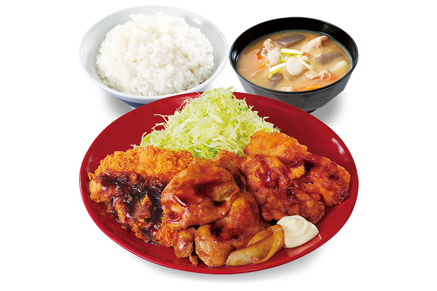 かつや新メニュー「豚DX(デラックス)定食」(1089円)