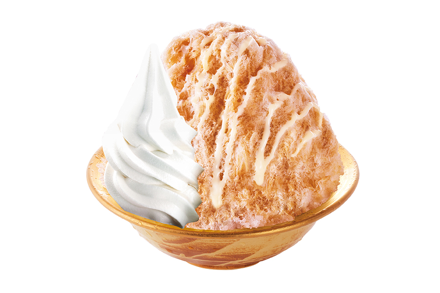 コメダ珈琲店『カリー祭り』で販売される新メニュー「チャイ氷」(730円~、ミニ630円~/ソフトクリームトッピングは+120円)