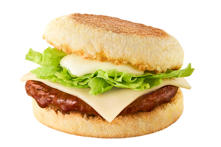 マクドナルド期間限定シリーズ『ご当地てりやきJAPAN』朝マック限定の「北海道4種のチーズてりやきマフィン」(390円〜)マフィン」(390円〜)