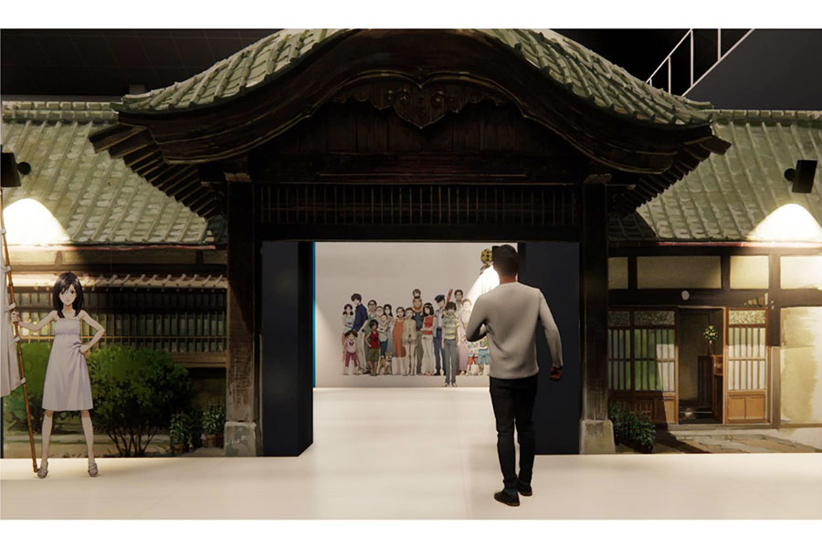 「陣内家」玄関イメージ(C)2009 SUMMER WARS FILM PARTNERS