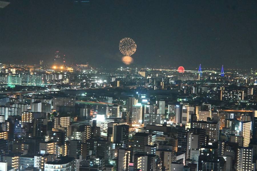 「センタラグランドホテル大阪」の「難波天空のビアガーデン」