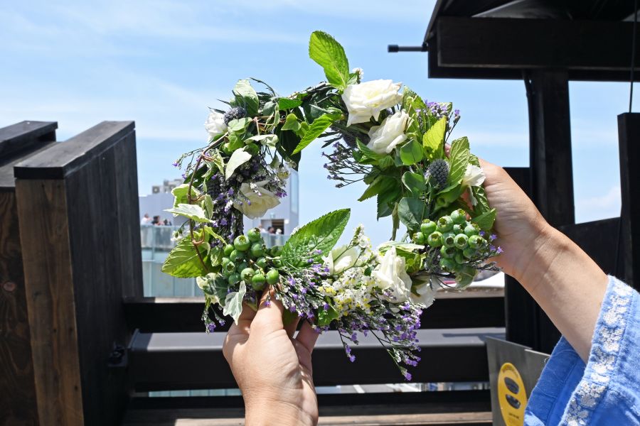 花冠が完成!(大阪・関西万博:6月20日)