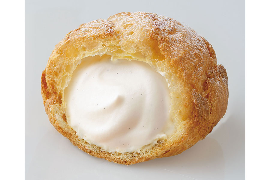 シュークリーム専門店ビアードパパ「バニラヨーグルトクリームシュー」(270円)