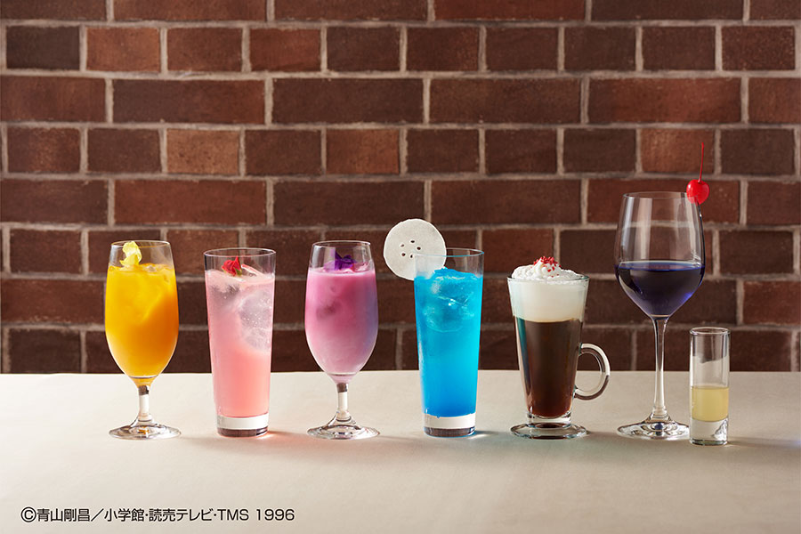 キャラクターのコースター付きのオリジナルドリンク(1杯1800円)