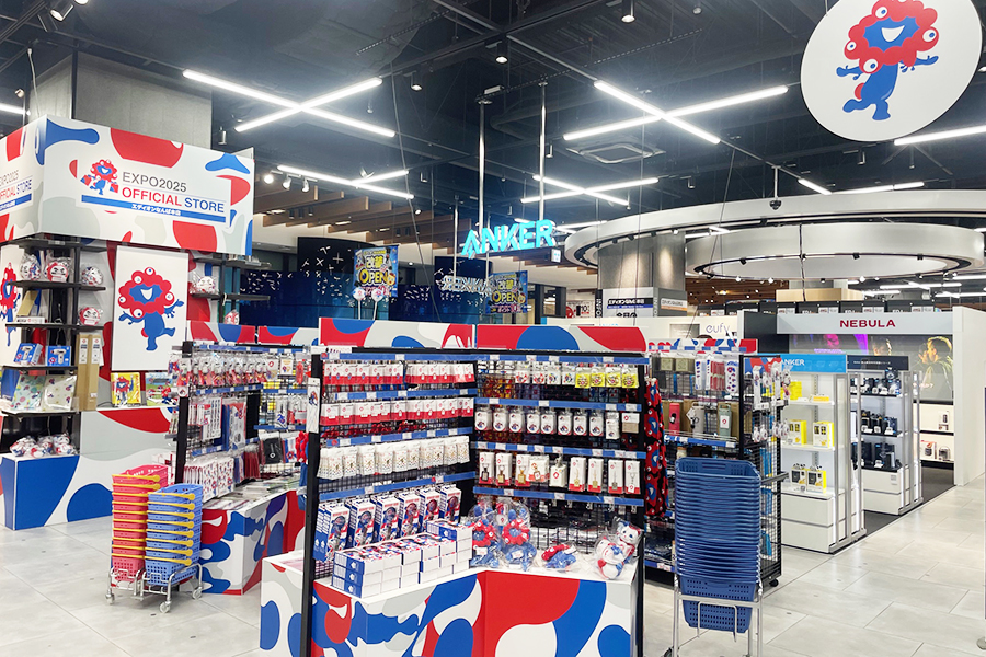 『2025大阪・関西万博オフィシャルストア』にはミャクミャクのグッズが豊富
