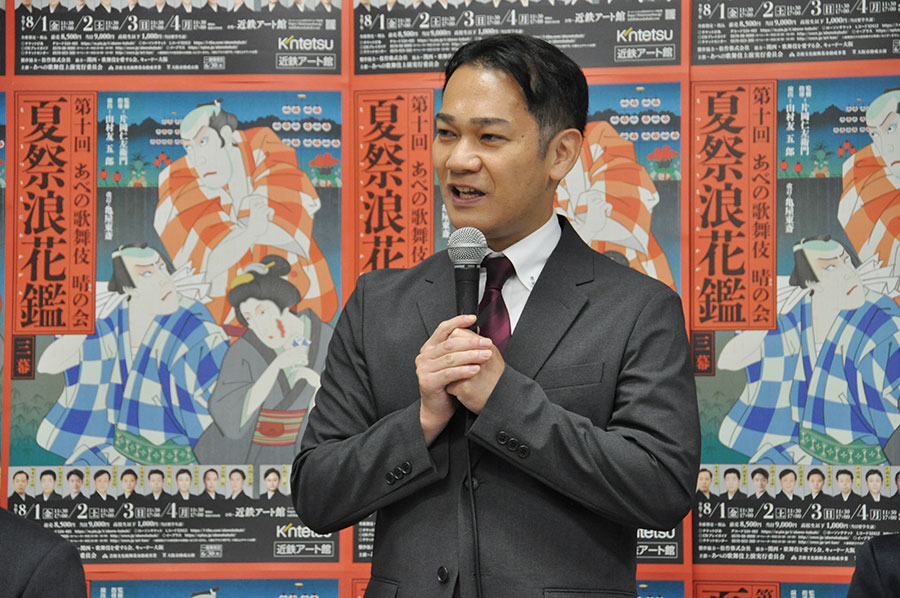 片岡千次郎(6月撮影、大阪市内)