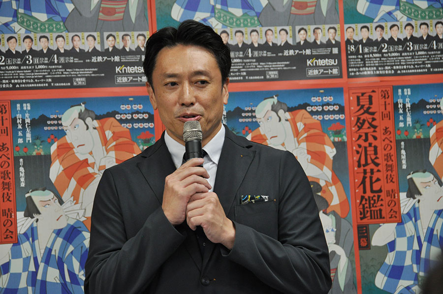 片岡松十郎(6月撮影、大阪市内)