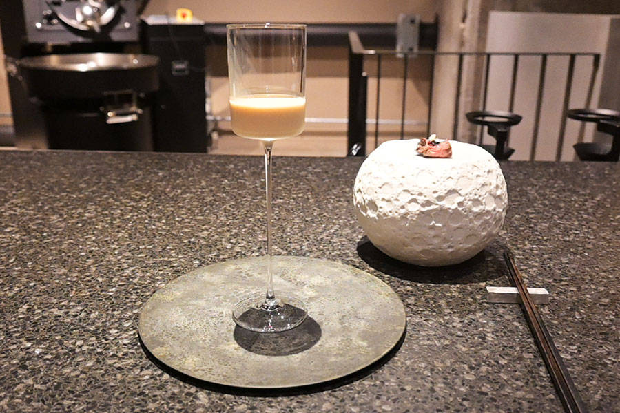 ミルクブリューと牛肉・バルサミコ酢・ホースラディッシュ